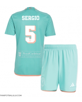 Inter Miami Sergio Busquets #5 Echipament de Fotbal Replică 2024-25 Copii Treilea (+ Șorturi)